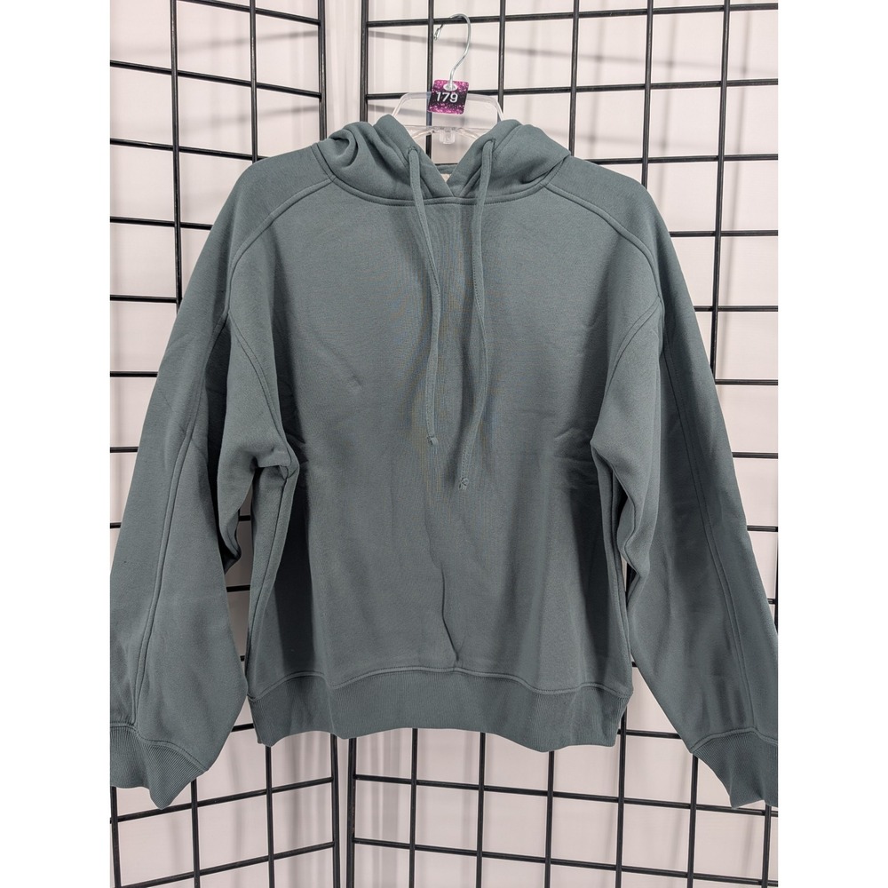 Zenana Hoodie Women Small Ash Jade Good Relaxed Pullover Drawstring 4368Y